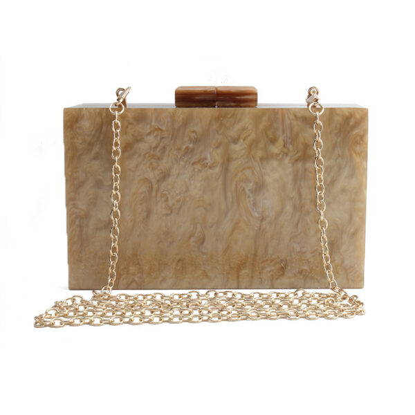 Women Handbags Marble Pattern Acrylic Bag Luxury Handbags Women Bags - Image 5