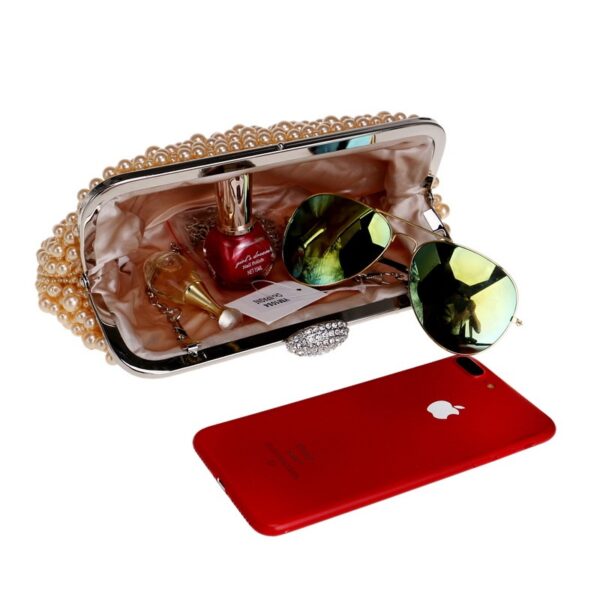 Ladies Handmade Beaded Luxury Banquet Clutch - Image 2