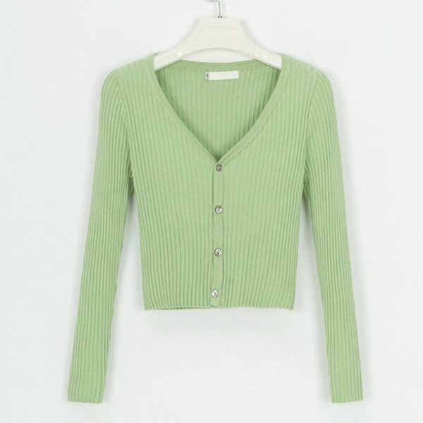 sweater cardigan women Slim sweaters - Image 3