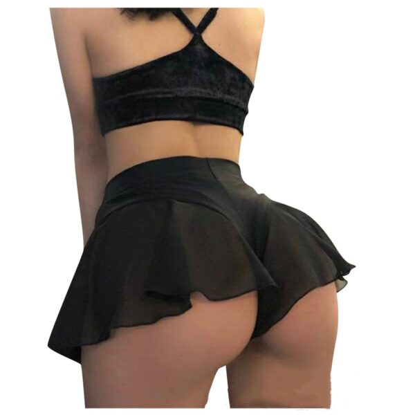 Hip-lift Tight-fitting Ladies Dance Ruffle Shorts - Image 3