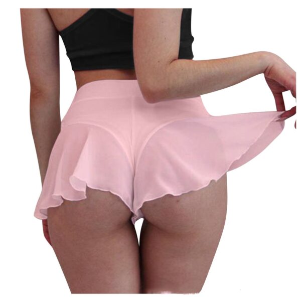 Hip-lift Tight-fitting Ladies Dance Ruffle Shorts - Image 4