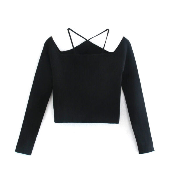 Personality Fashion Ladies Temperament Knit Sweater - Image 2