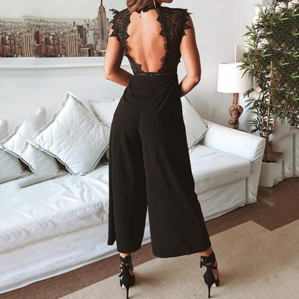 Womens Long Jumpsuits Summer Romper Casual Overalls - Image 4