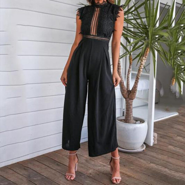 Womens Long Jumpsuits Summer Romper Casual Overalls - Image 3