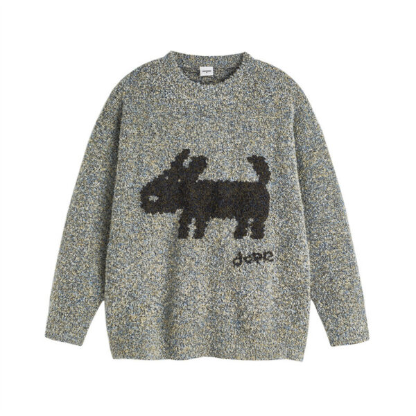 Puppy Pattern Sweater Men's And Women's Sweaters - Image 6