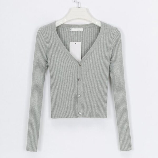 sweater cardigan women Slim sweaters - Image 9