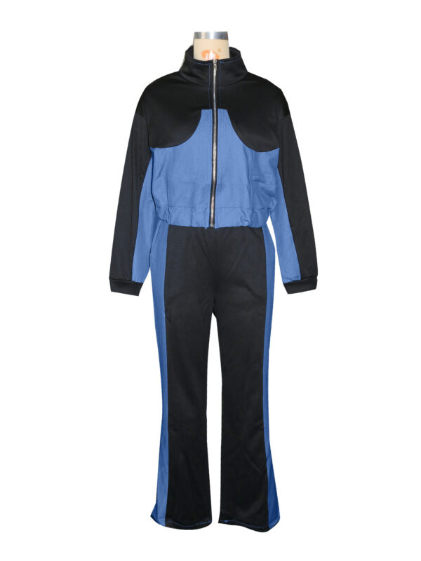 New Women's Clothing Denim Stitching Suit - Image 6