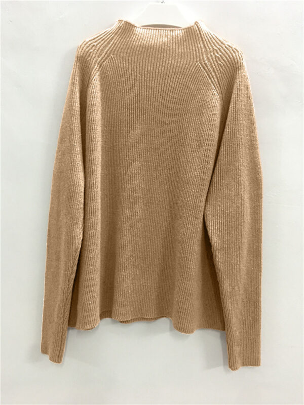 Ladies Turtleneck Lamb Sleeve Sweater - Image 7