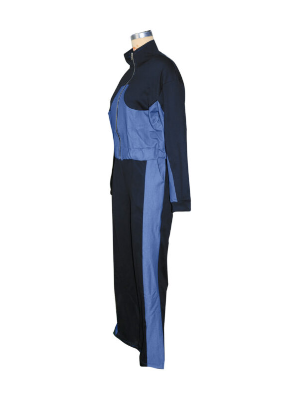 New Women's Clothing Denim Stitching Suit - Image 4