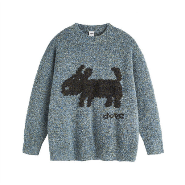 Puppy Pattern Sweater Men's And Women's Sweaters - Image 7