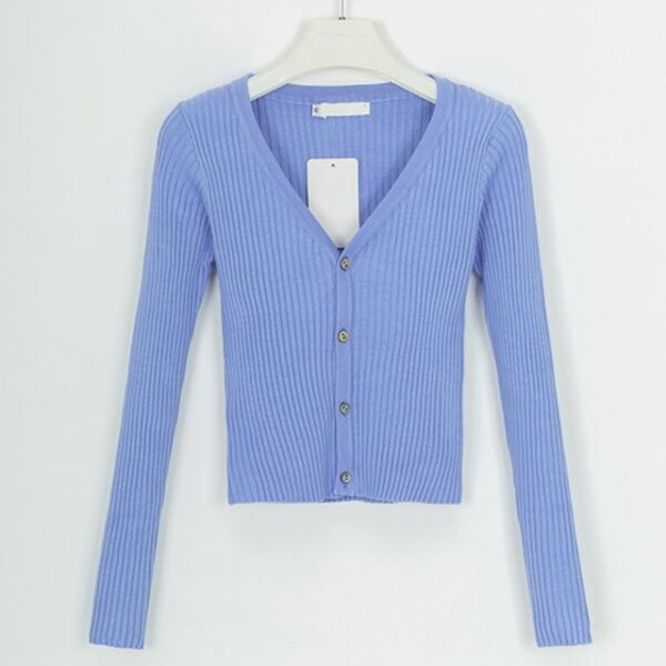 sweater cardigan women Slim sweaters - Image 10