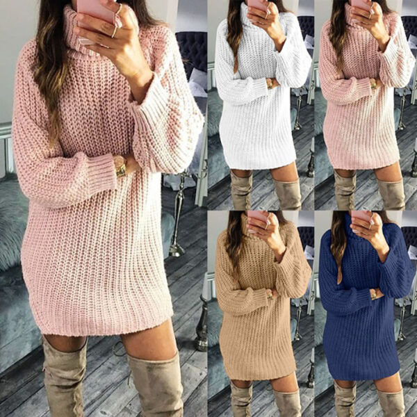 Ladies dress sweater knitted pullover - Image 2