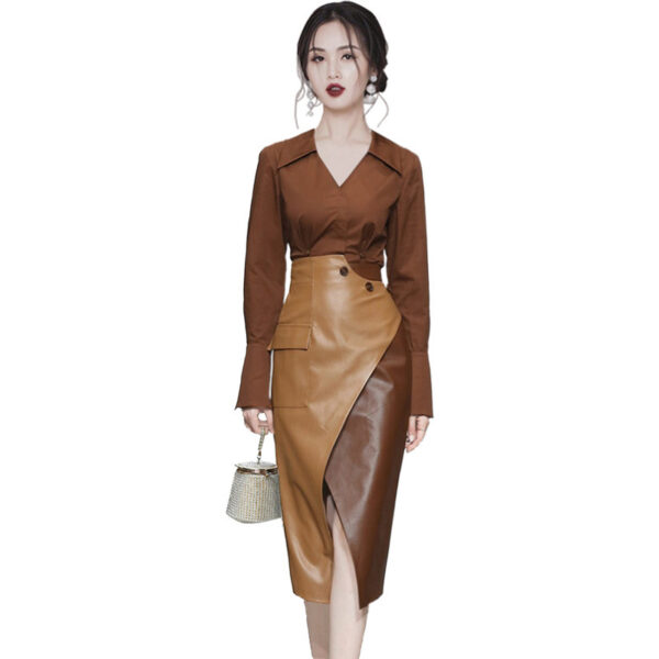 Autumn Two-Piece Ladies Professional Suit Skirts - Image 5