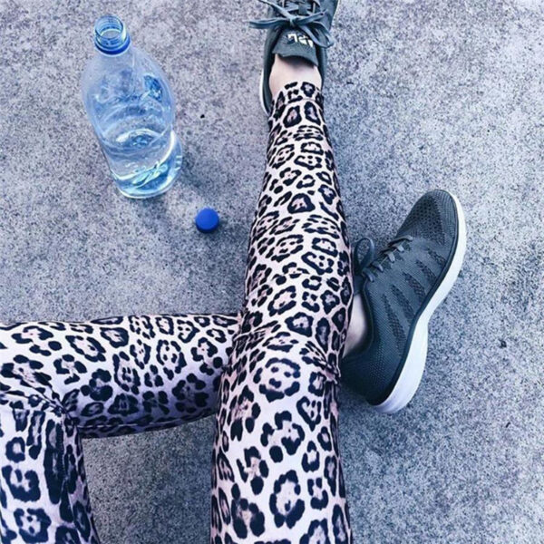 Leopard Print Pants Sexy Push Up Leggings Women High Waist Trousers Fashion Sexy Workout Polyester fitness trousers Activewear - Image 5