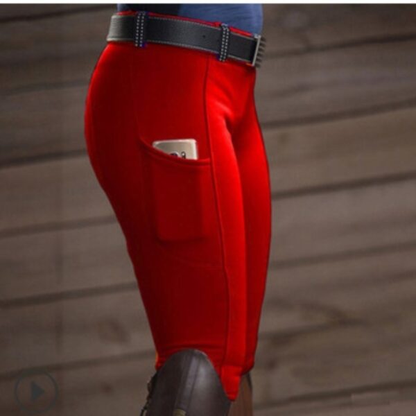 Equestrian Pants Stretch Hip-lifting Ladies Casual Pants - Image 8