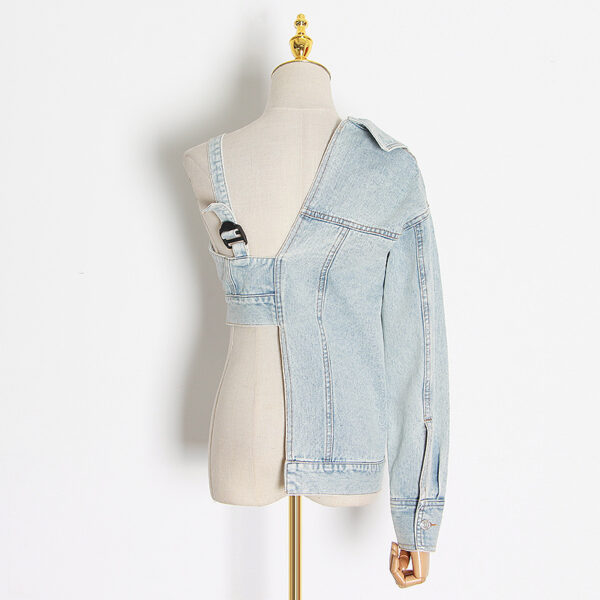 Ladies strapless denim jacket - Image 3