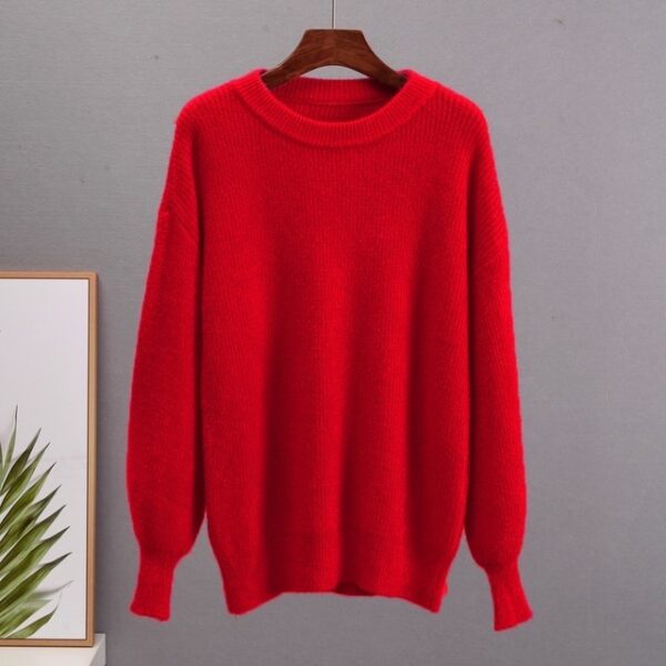 Warm Ladies  Sweater Women Knitwear Knitted Sweaters - Image 5