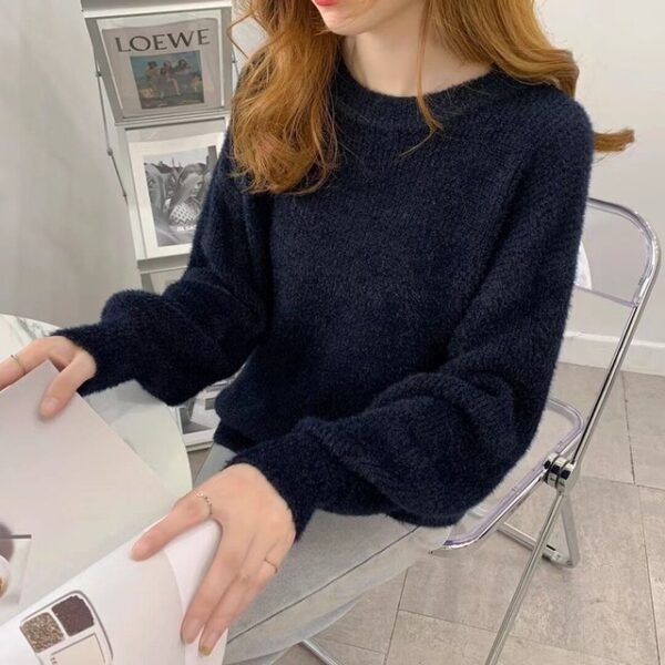 Warm Ladies  Sweater Women Knitwear Knitted Sweaters - Image 4