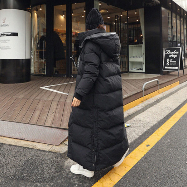 Winter Long Coat Warm Hooded Thickened Parka Jackaet For Women Clothing - Image 3