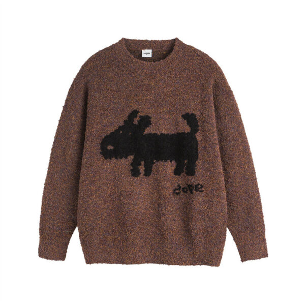 Puppy Pattern Sweater Men's And Women's Sweaters - Image 4