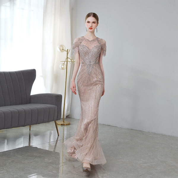 Ladies Luxury Mermaid Evening Dress Banquet - Image 3