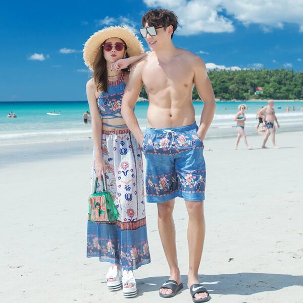 Sexy Vacation Couple Swimwear Suit