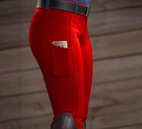 Equestrian Pants Stretch Hip-lifting Ladies Casual Pants - Image 3