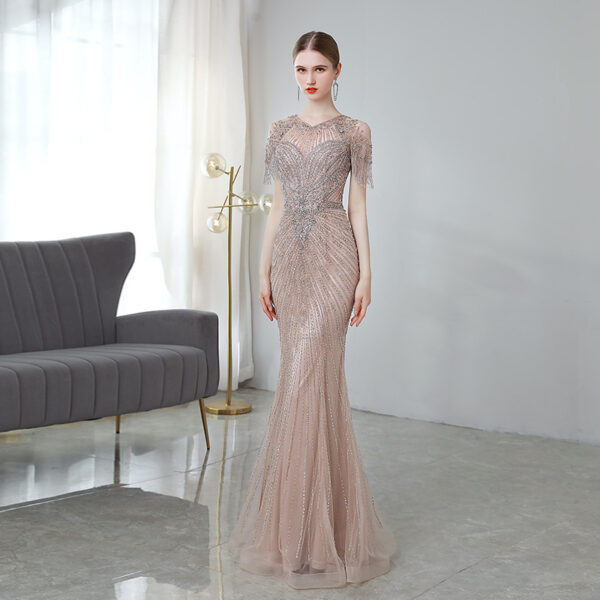 Ladies Luxury Mermaid Evening Dress Banquet - Image 2