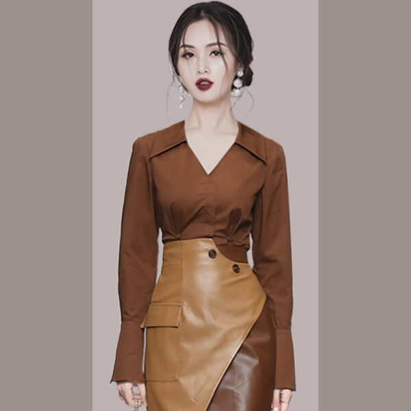 Autumn Two-Piece Ladies Professional Suit Skirts - Image 3